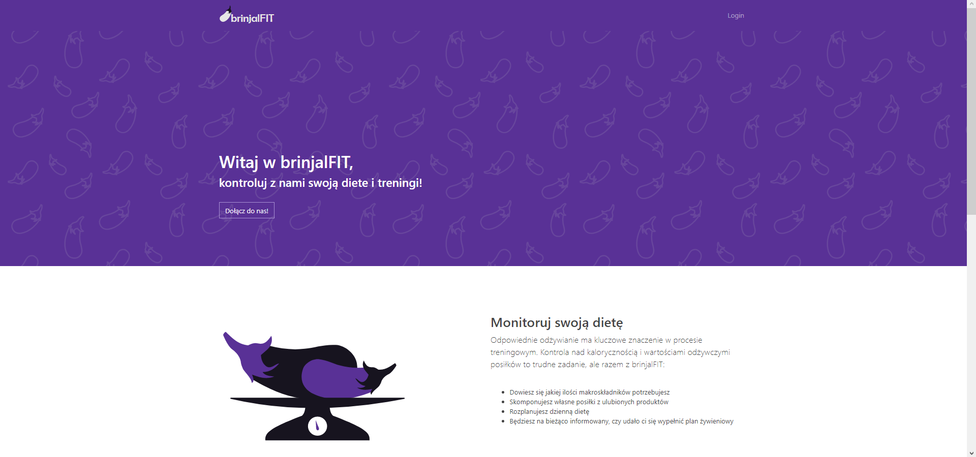 BrindialFIT home page
